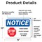 Signmission Stop Spread Of Flu, 14 in W x Rectangle, Vinyl Decal OS-2PACK-NS-D-1014-25564 - alternate 2